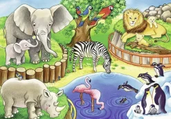 Ravensburger - 2 x 12Pc Animals in the Zoo Puzzle