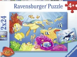 Ravensburger - 2 x 24Pc Colourful Underwater World Puzzle