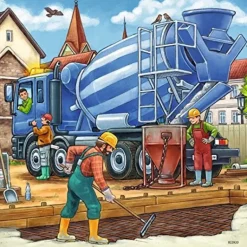 Ravensburger - 3 x 49Pc Construction Vehicle Puzzle
