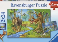 Ravensburger - 2 x 24Pc Cute Forest Animals Puzzles