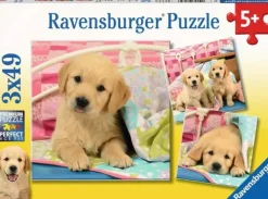 Ravensburger - 3 x 49Pc Cute Puppy Dogs Puzzle