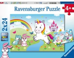 Ravensburger - 2 x 24Pc Fairy Tale Unicorn Puzzle