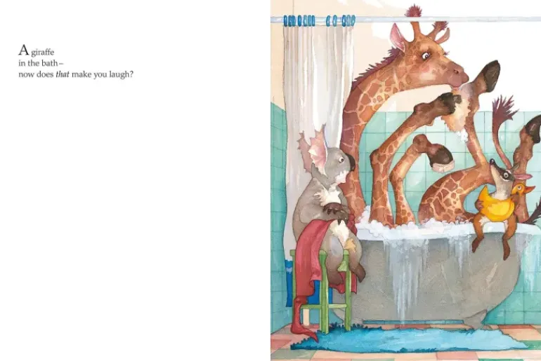 A Giraffe in the Bath (Paper Back)