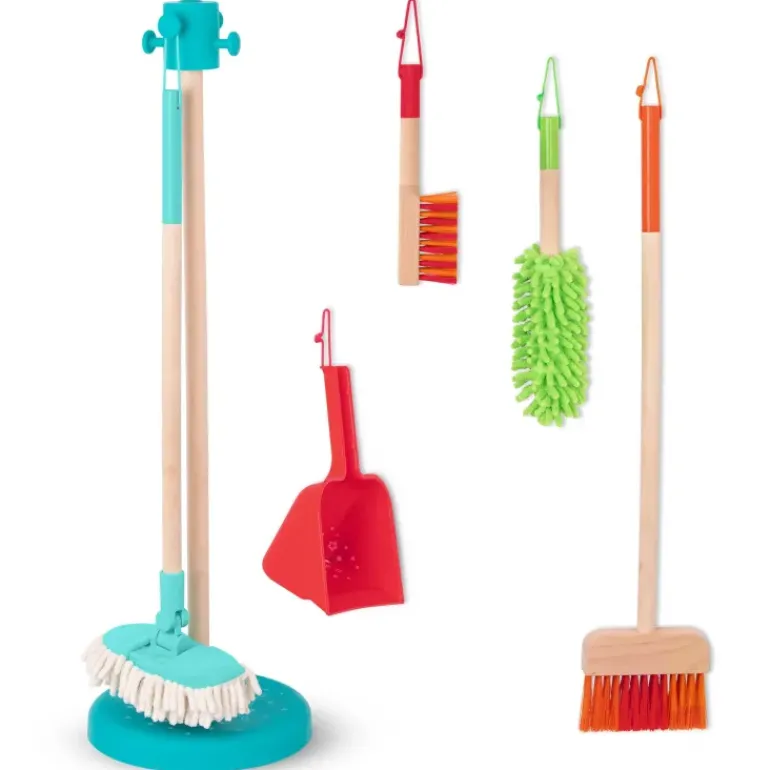 Battat - Sweep n Clean Wooden Cleaning Set