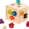 Battat - Wooden Shape Sorter Cube