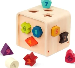 Battat - Wooden Shape Sorter Cube
