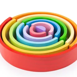 BIGJIGS - Wooden Stacking Rainbow Large