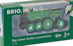 Brio - Battery Operated Big Green Action Locomotive