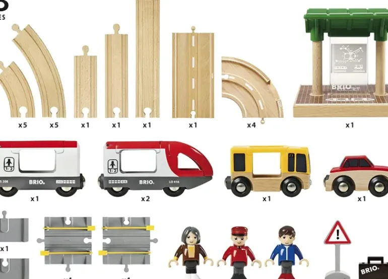 Brio - Rail & Road Travel Set