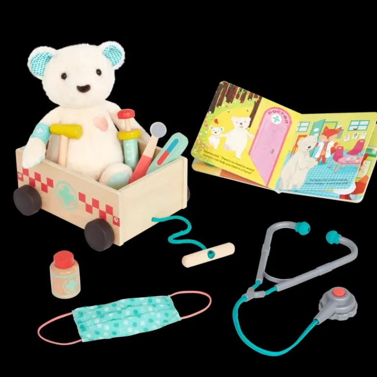 B. toys – Happyhues - Bobby Bear Playset