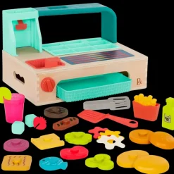 B. toys – Mini Chef - Build-a-Burger Playset