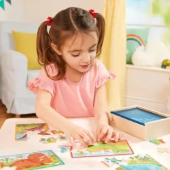 B. toys – Pack o' Puzzles - Dinosaurs
