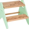 B. toys - Wooden Step Stool Mint