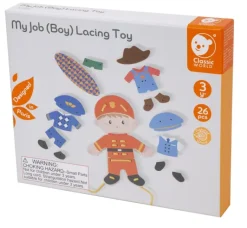 Classic World - My Job Lacing Toy - Boy