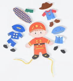 Classic World - My Job Lacing Toy - Boy