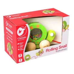 Classic World - Pull Along Rolling Snail