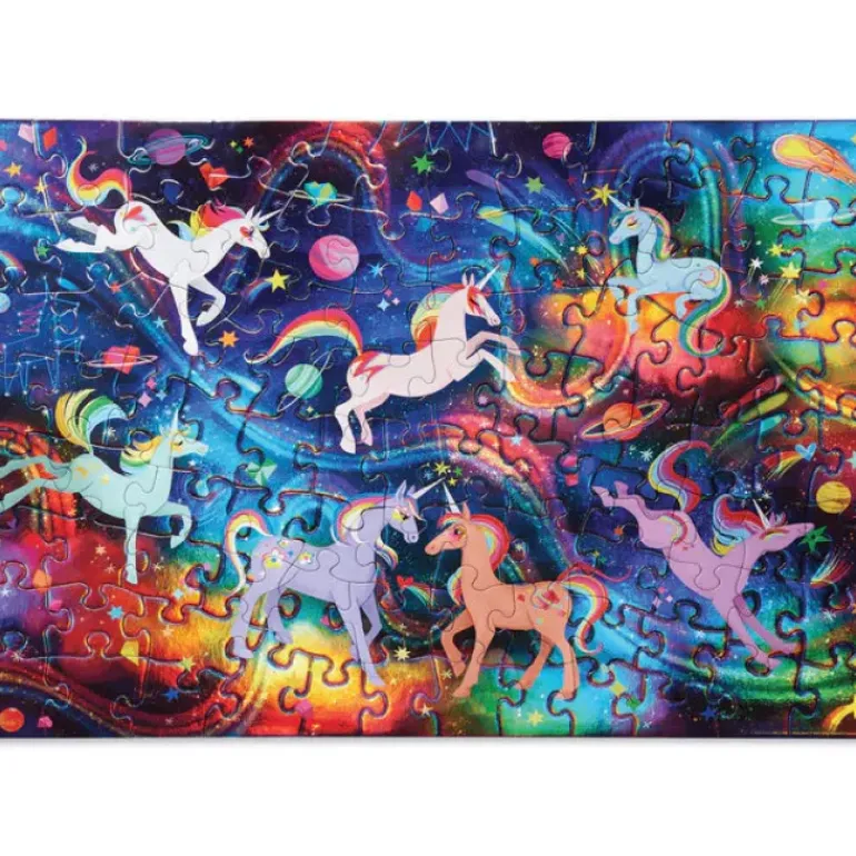 Crocodile Creek - Holographic Unicorn Galaxy Puzzle 100pc