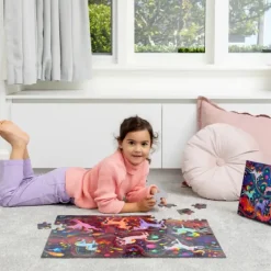 Crocodile Creek - Holographic Unicorn Galaxy Puzzle 100pc