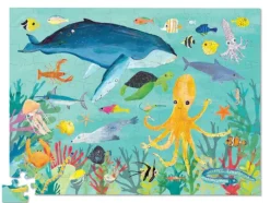 Crocodile Creek - Puzzle Canister 100pcs - Ocean Animals