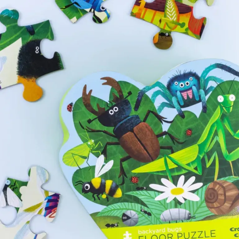 Crocodile Creek - Puzzle Floor 36pcs Backyard Bugs