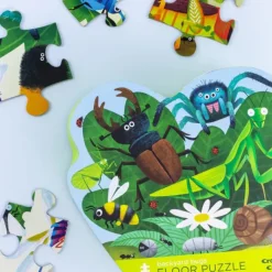 Crocodile Creek - Puzzle Floor 36pcs Backyard Bugs