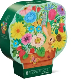 Crocodile Creek - Puzzle Floor 36pcs - Garden Friends