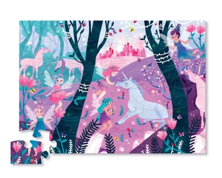 Crocodile Creek - Puzzle Floor 36pcs - Unicorn Forest