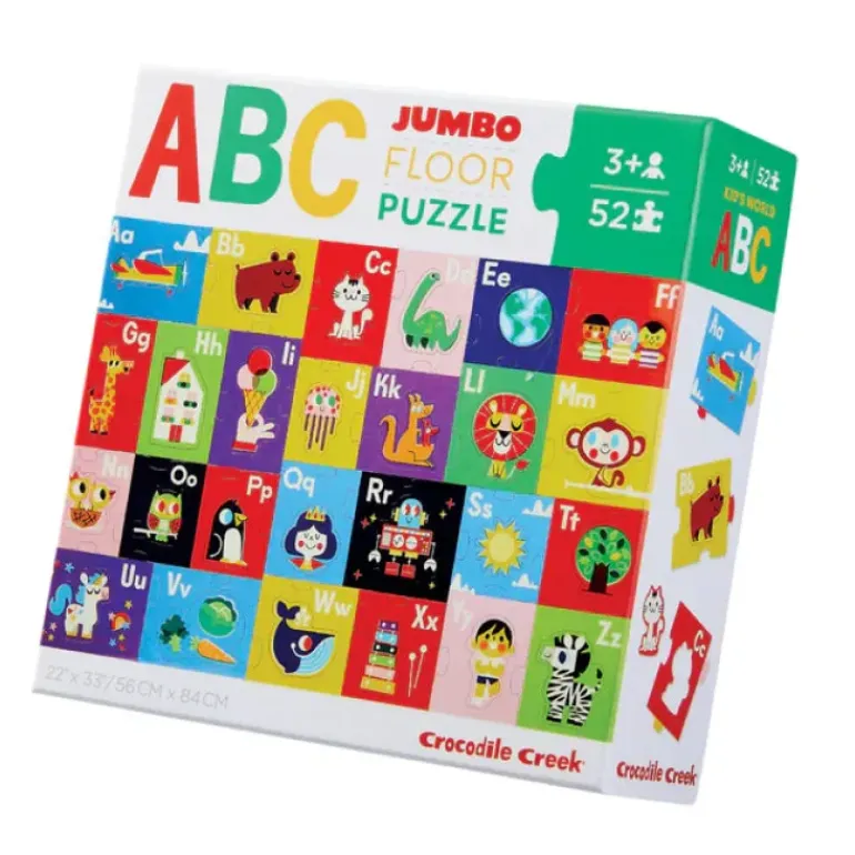 Crocodile Creek - Puzzle Jumbo 52pcs - Kids World ABC
