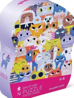Crocodile Creek - Puzzle Junior 72pcs - Lots Of Cats