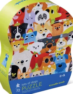 Crocodile Creek - Puzzle Junior 72pcs - Lots Of Dogs