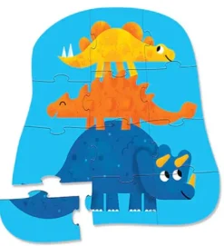 Crocodile Creek - Puzzle Mini 12pcs Dino Friends