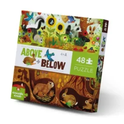 Crocodile Creek - Puzzle 48pcs - Above & Below Backyard Discovery