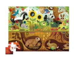 Crocodile Creek - Puzzle 48pcs - Above & Below Backyard Discovery