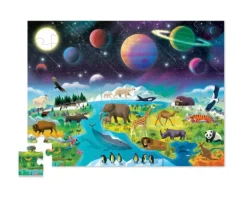 Crocodile Creek - Puzzle 48pcs - Above & Below Earth & Space