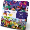 Crocodile Creek - Puzzle 48pcs - Above & Below Night & Day