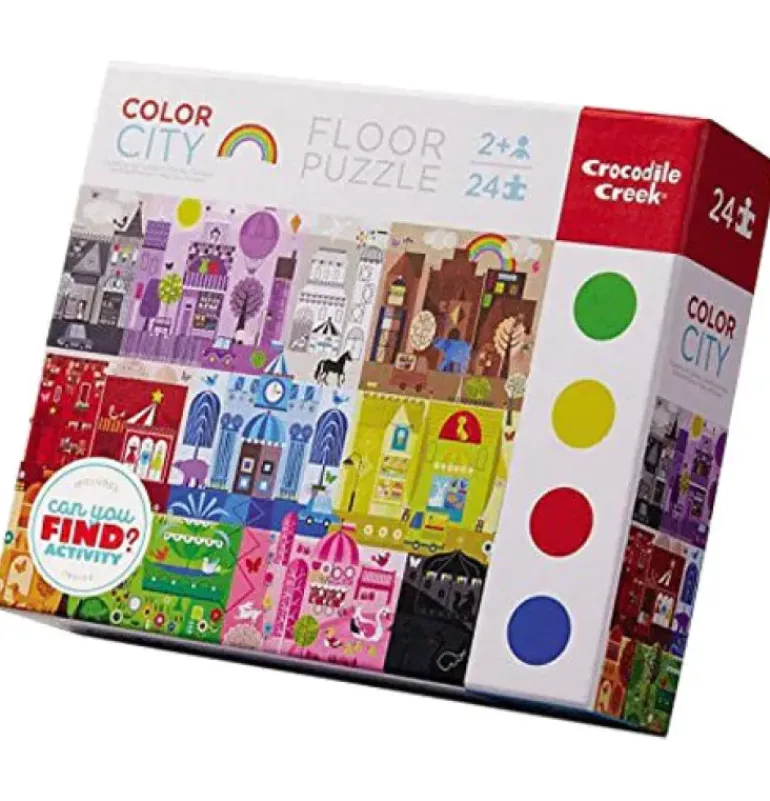Crocodile Creek - Puzzle 24pcs - Colour City