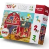 Crocodile Creek - Puzzle 24pcs - Early Learning Barnyard 123