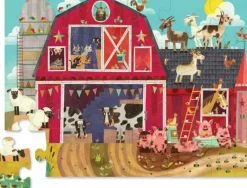 Crocodile Creek - Puzzle 24pcs - Early Learning Barnyard 123