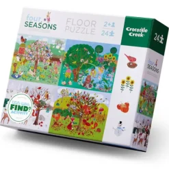Crocodile Creek - Puzzle 24pcs - Four Seasons