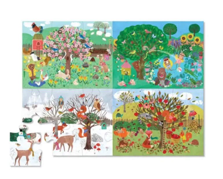 Crocodile Creek - Puzzle 24pcs - Four Seasons