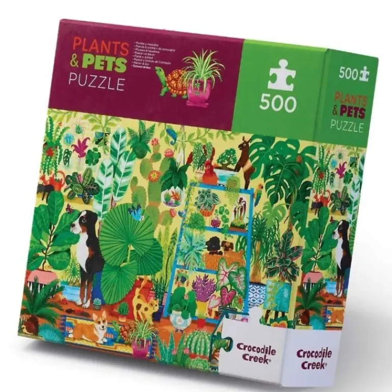 Crocodile Creek - Puzzle 500pcs - Plants & Pets