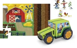 Crocodile Creek - Puzzle & Play Set 24pc - Farm