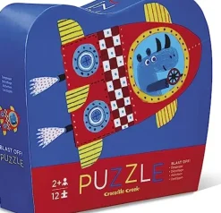 Crocodile Creek - Shaped Puzzle 12pce - Blast Off
