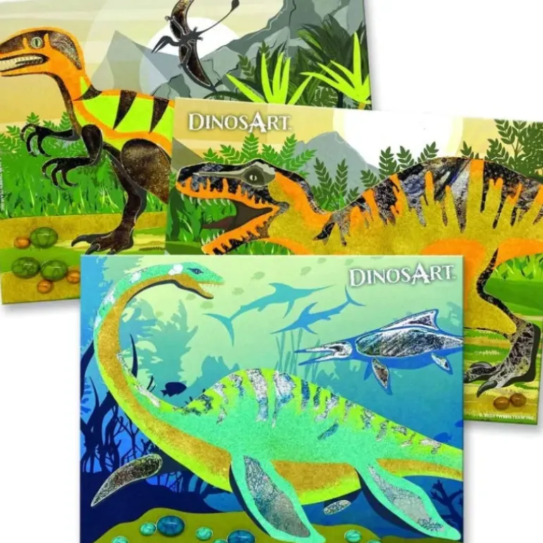 DinosArt - Sand & Foil Art