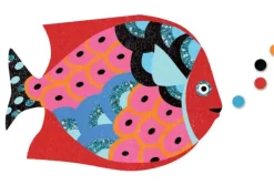 Djeco - Coloured Sand Art Fish Rainbow