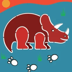 Djeco - Dinosaur Stencil
