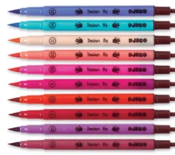Djeco - 10 Felt Brushes Princess