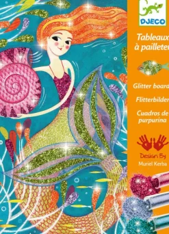 Djeco - Glitter Boards Mermaids