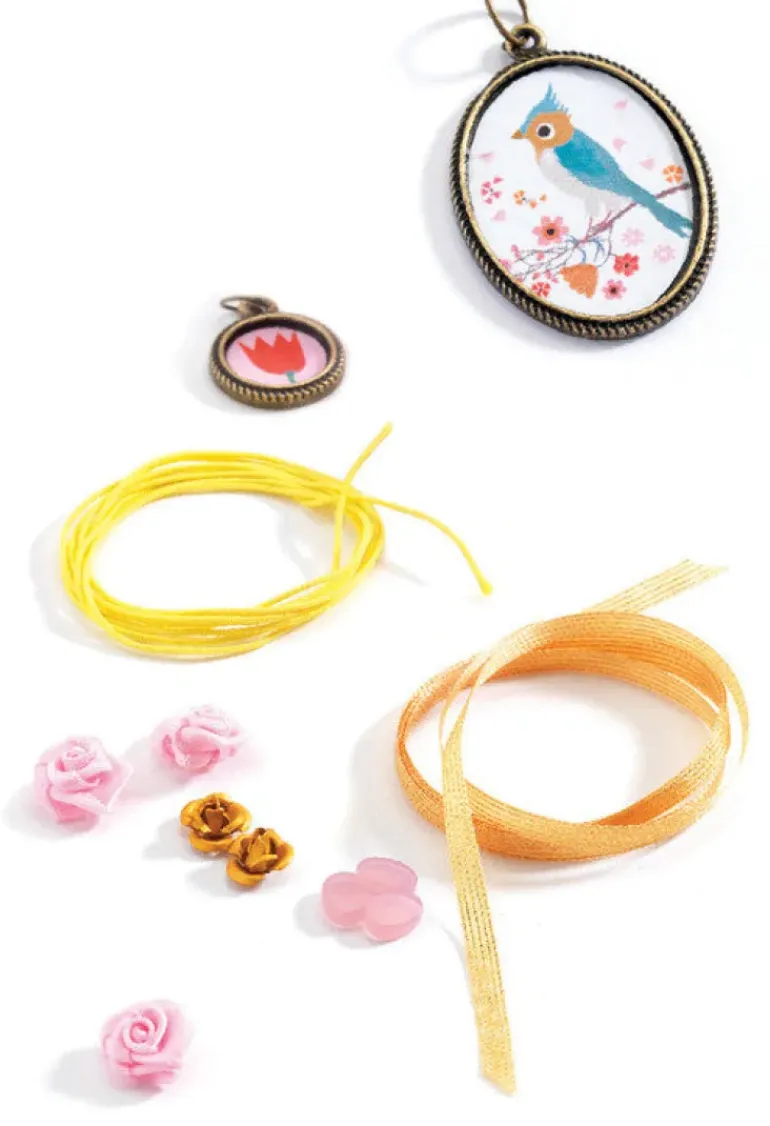 Djeco - Pearls Flowers and Beads Jewellery Set