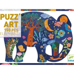 Djeco - Puzzle Art 150pcs - Elephant